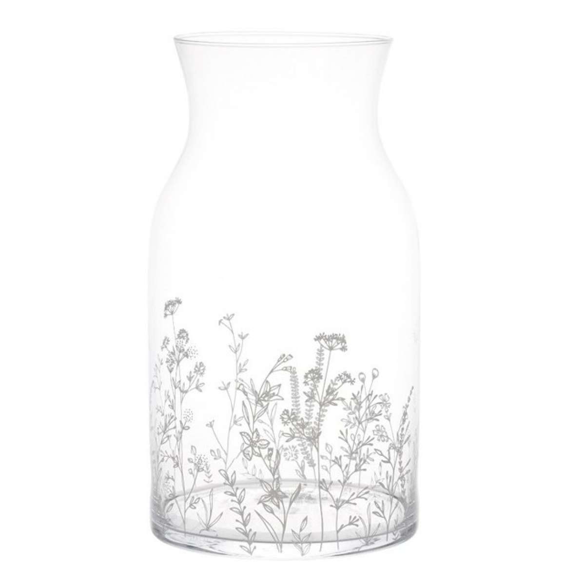 Vaso in Vetro Trasparente Primavera SMALL ø15x27 cm - Arredo per la casa 