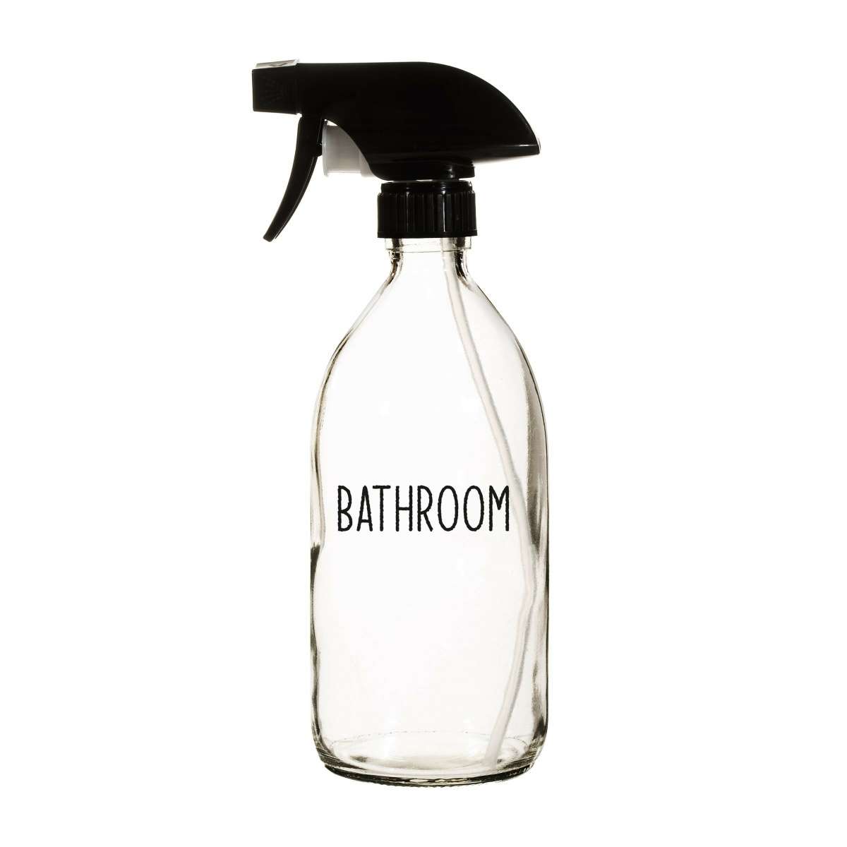 Immagine del prodotto Flacone Spray Bathroom Ricaricabile in Vetro Trasparente | Sass & Belle