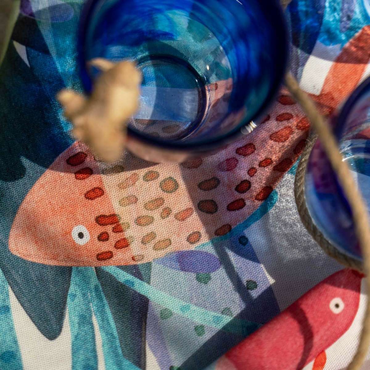 Immagine del prodotto Runner Tavolo in Cotone Poseidon 45x170 cm | Tessitura Toscana Telerie