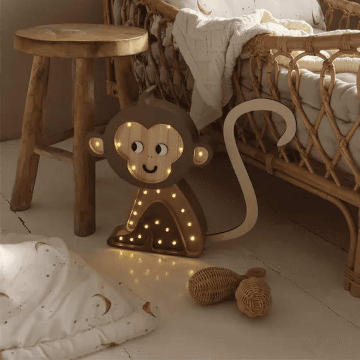 Immagine del prodotto Lampada in Legno Monkey | Little Lights