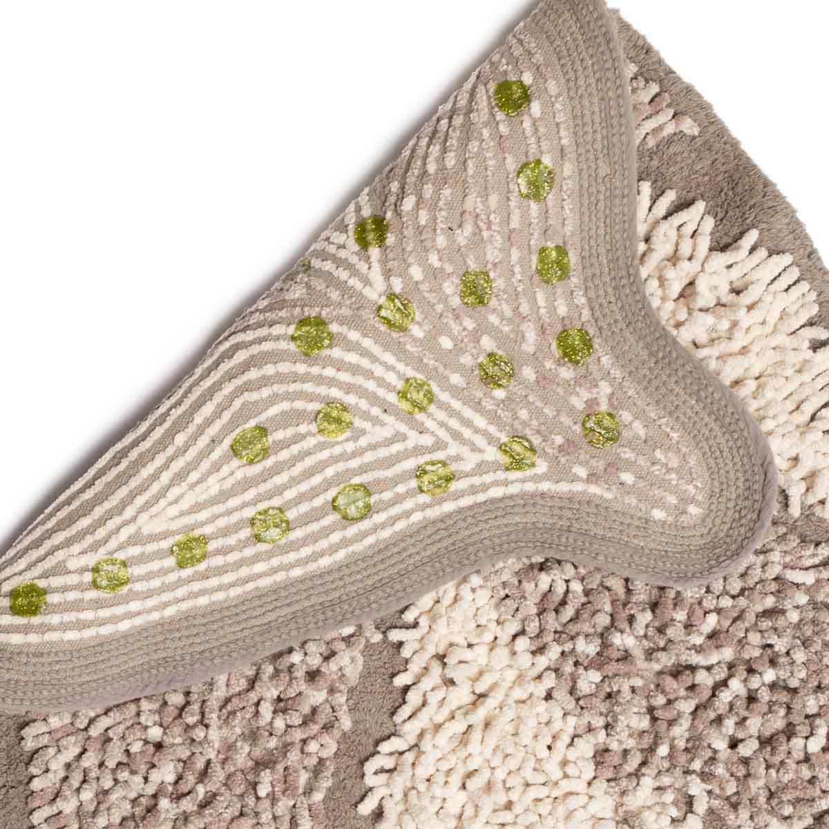 Immagine del prodotto Tappeto Bagno Foglia in Ciniglia di Puro Cotone con Base Antiscivolo | Pietro Zanetti Home