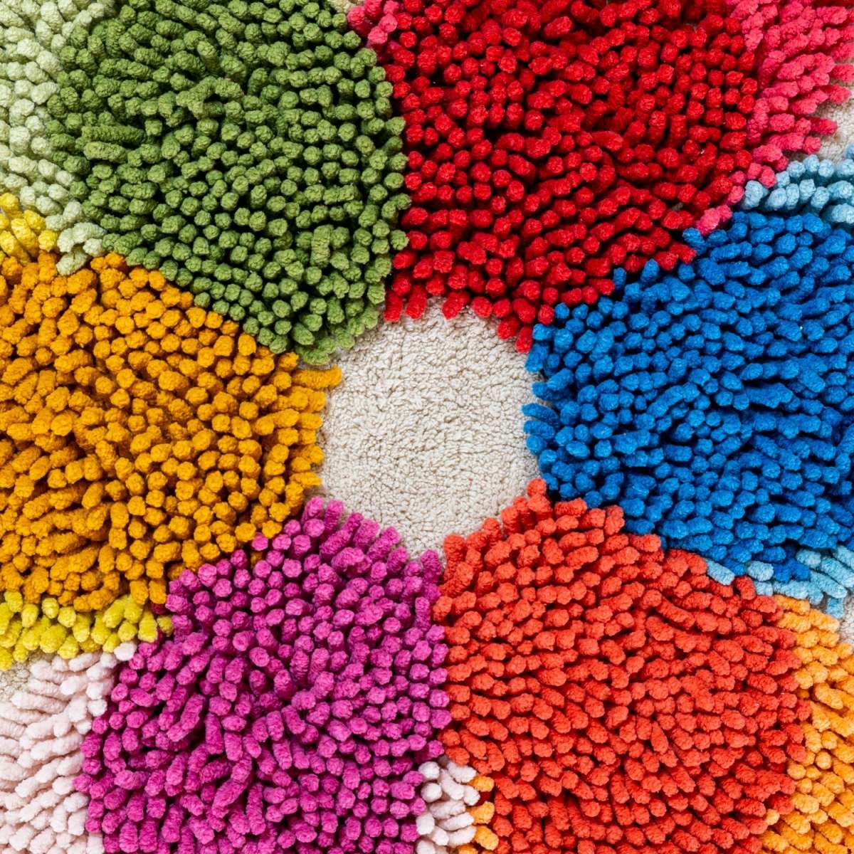Immagine del prodotto Tappeto Bagno Fiore in Ciniglia di Puro Cotone con Base Antiscivolo | Pietro Zanetti Home