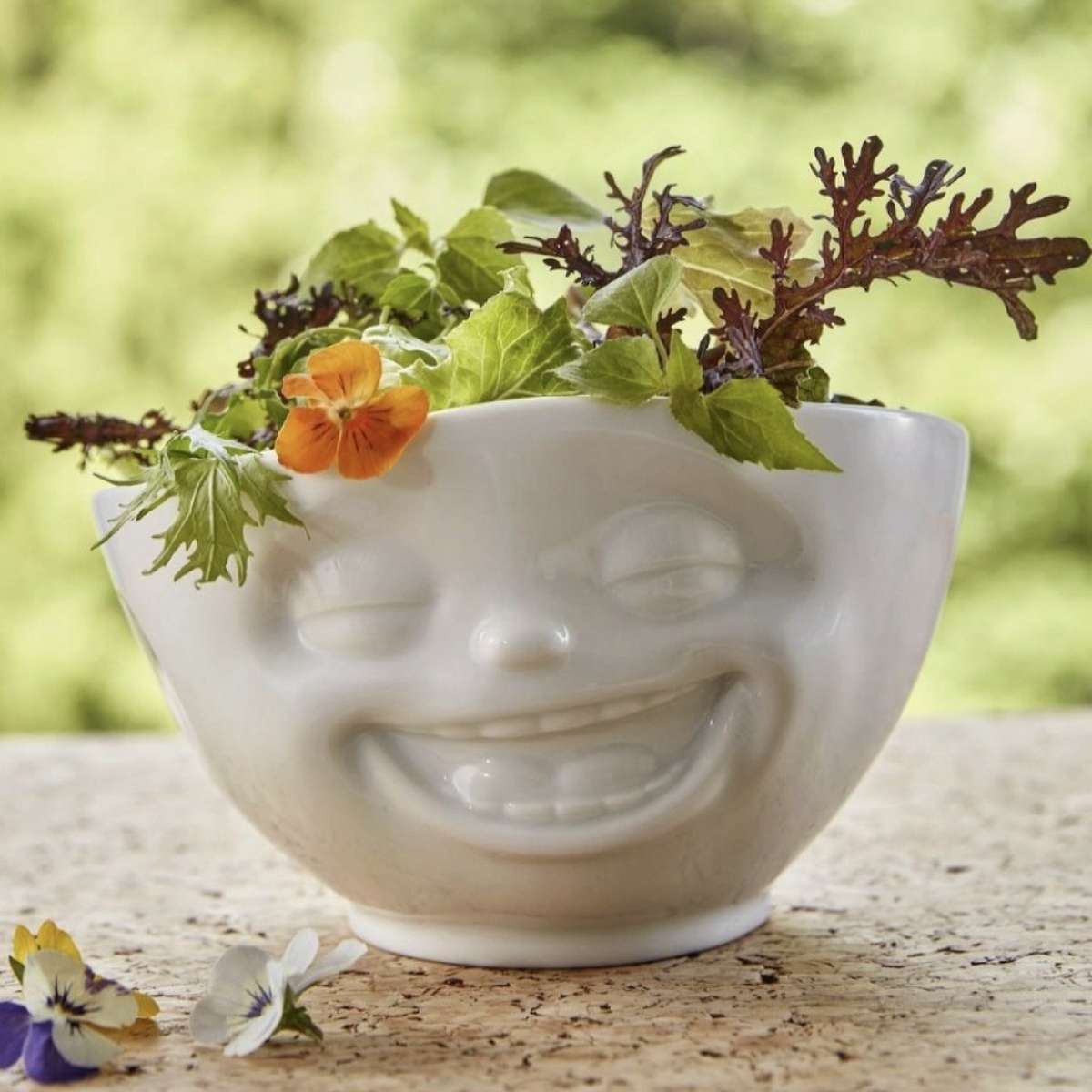 Immagine del prodotto Ciotola Risata 3D in Porcellana 1000 ml | TASSEN By Fiftyeight Products
