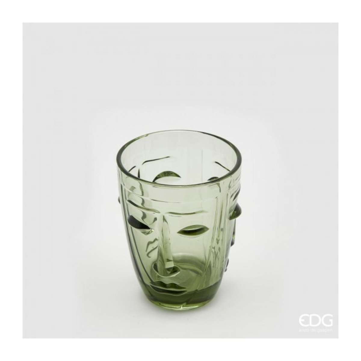 Immagine del prodotto Set 6 Bicchieri in Vetro colorato Viso Abstract (+ colori e misure) | EDG Enzo De Gasperi