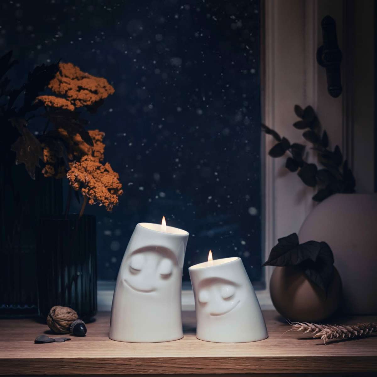 Immagine del prodotto Portacandela Alto Abbraccio 3D in Porcellana | TASSEN By Fiftyeight Products