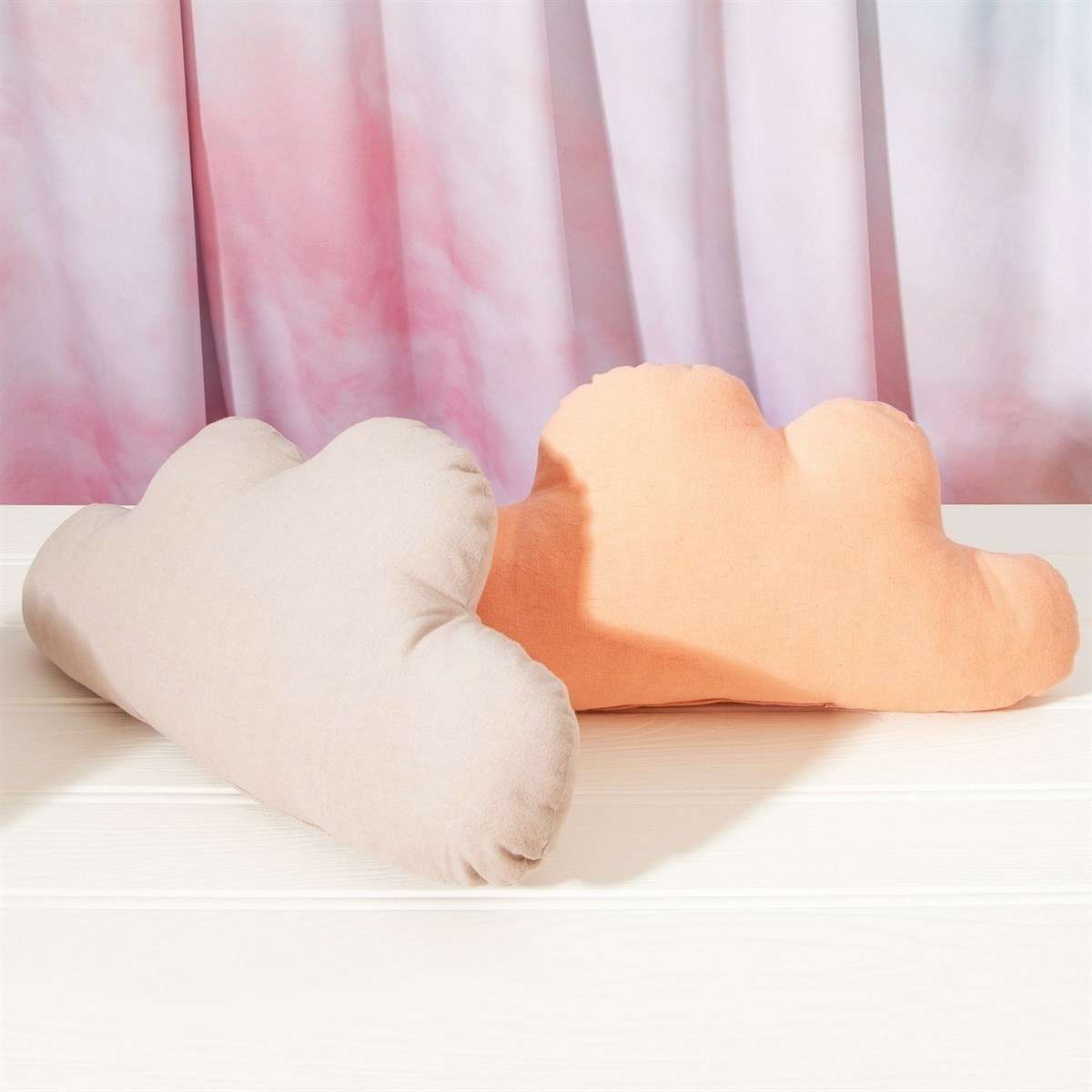 Immagine del prodotto Cuscino a forma di Nuvola Rosa in Cotone | Sass & Belle