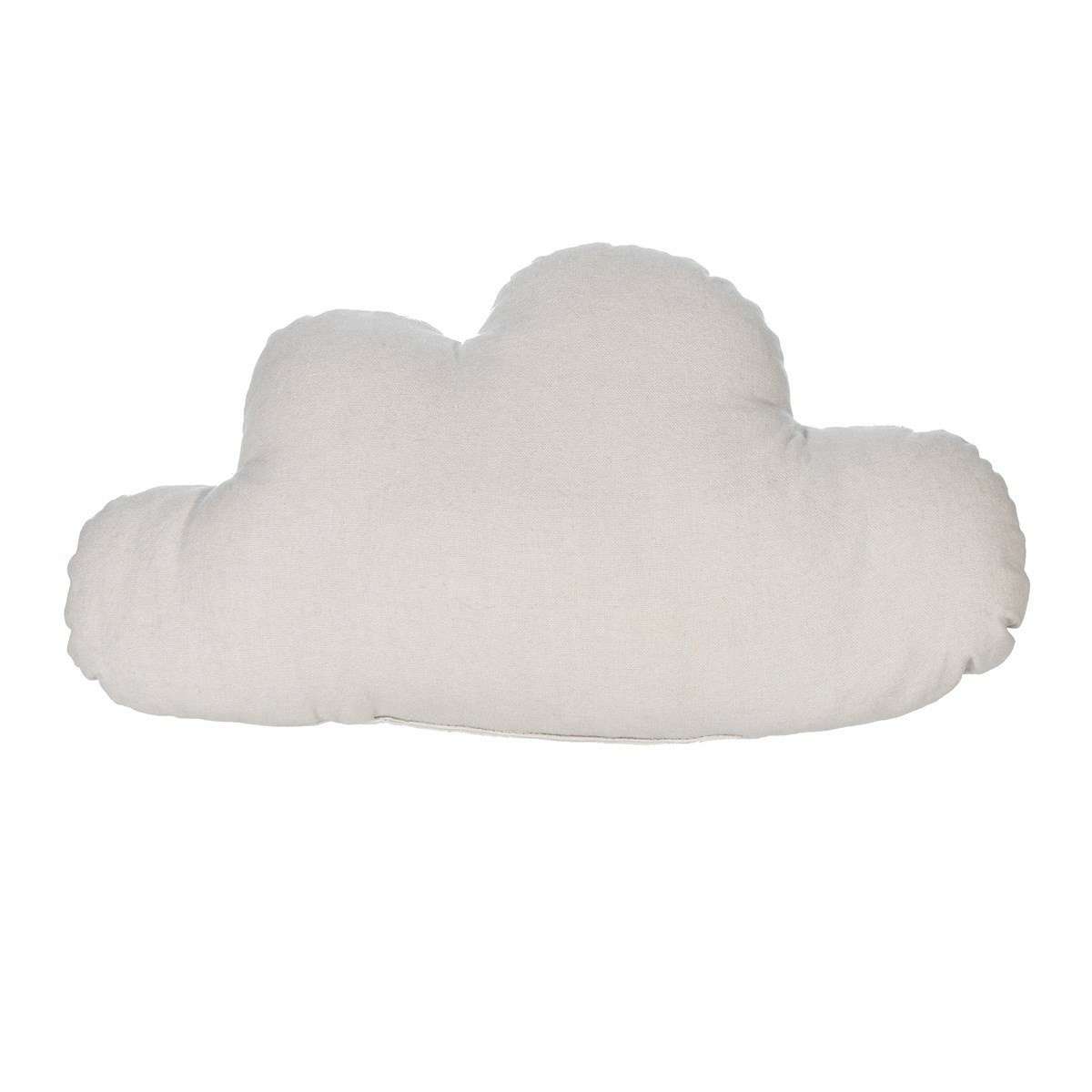 Immagine del prodotto Cuscino a forma di Nuvola Grigio in Cotone | Sass & Belle