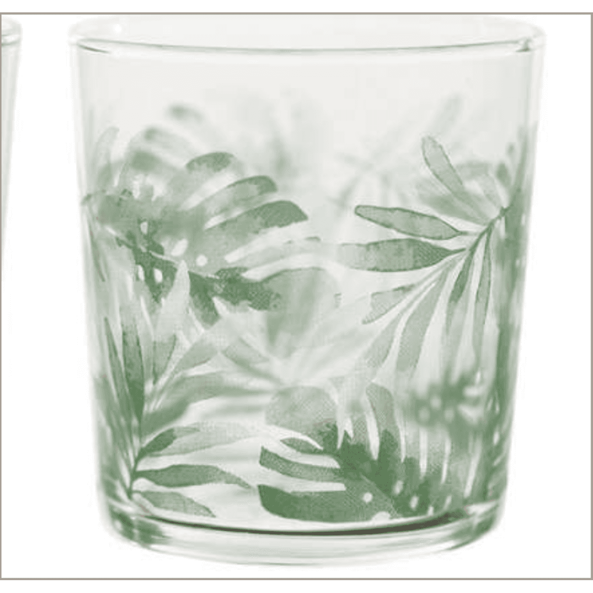 Immagine del prodotto Set 2 Bicchieri in Vetro temperato Tropical Lime + Green 35,5 cl | Côté Table