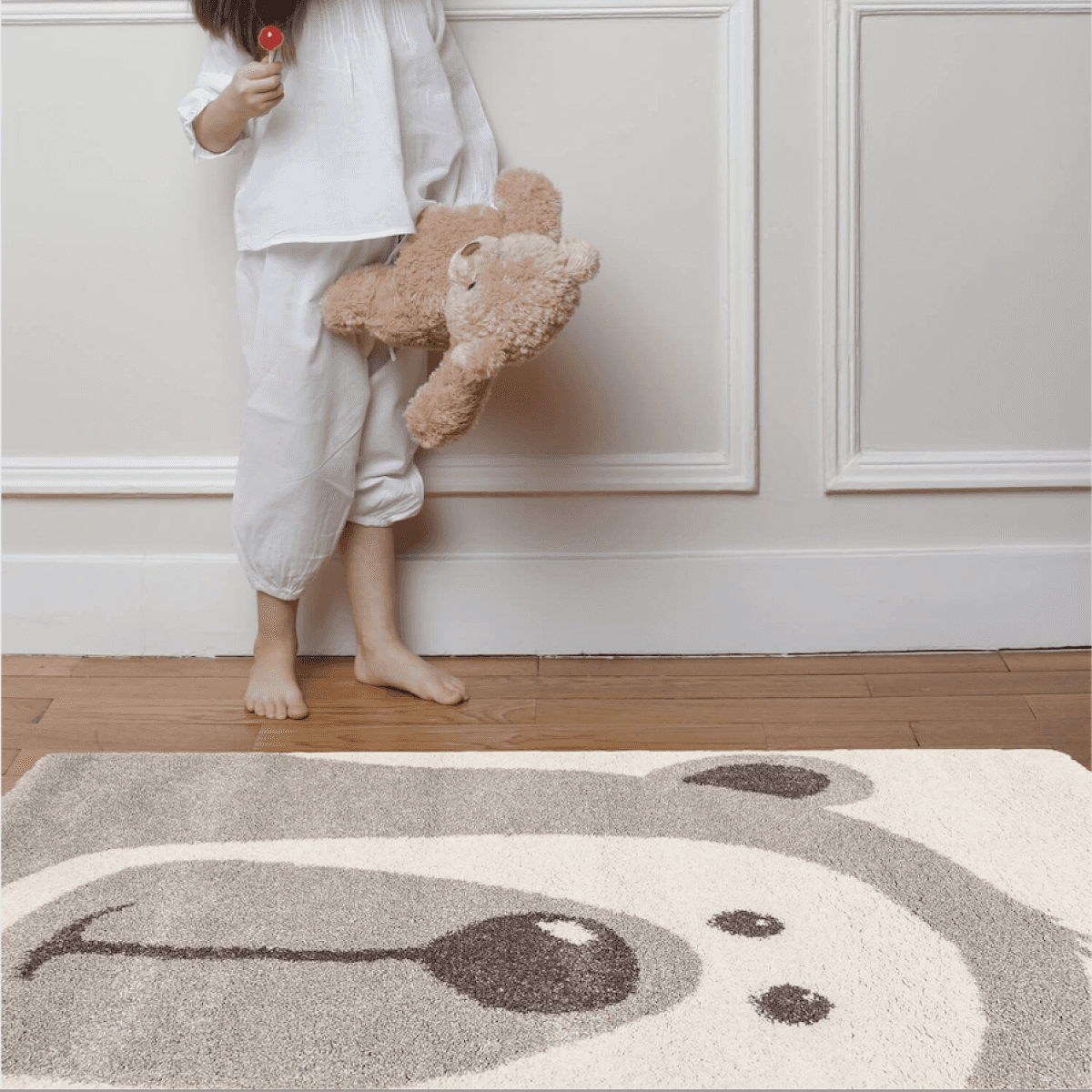 Immagine del prodotto Tappeto per bambini Soft Piccolo Orso 80x150 cm (2 colori) | AFK Living