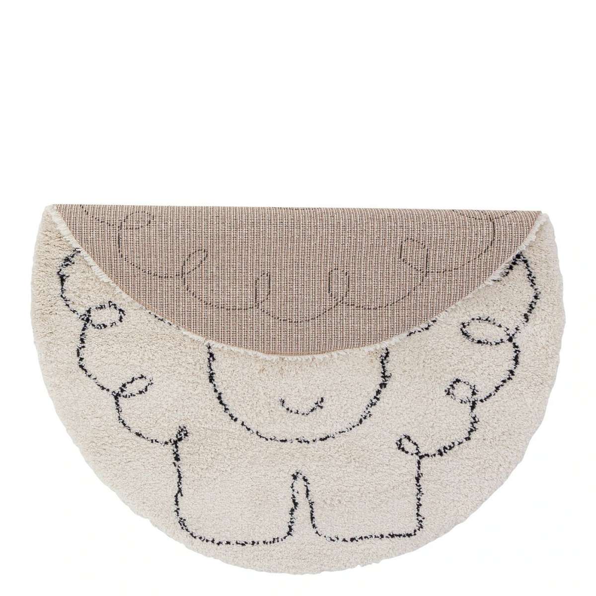 Immagine del prodotto Tappeto Rotondo per bambini Soft Piccola Pecora ø 120 cm | AFK Living