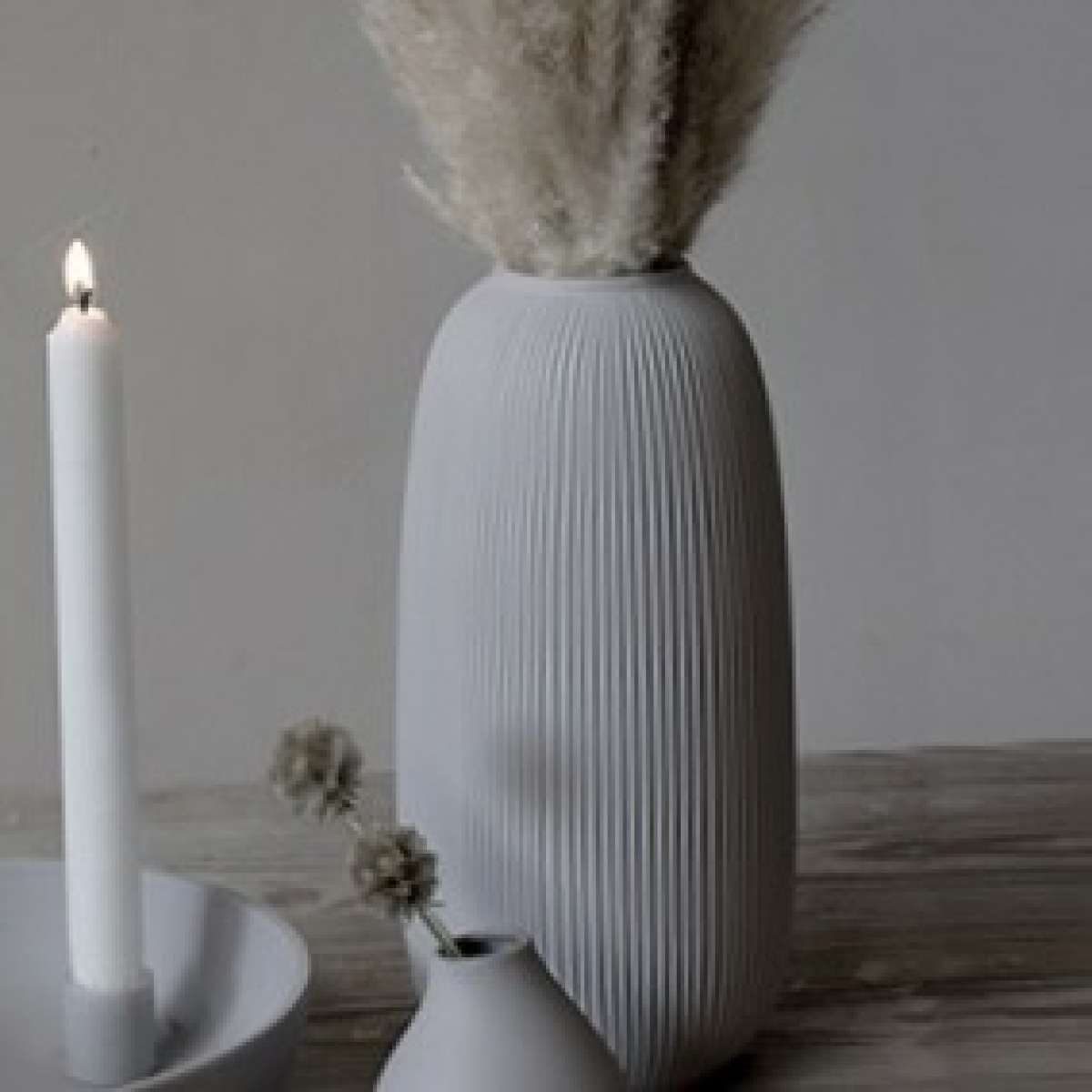 Immagine del prodotto Vaso Aby Grigio in Ceramica opaca | Storefactory