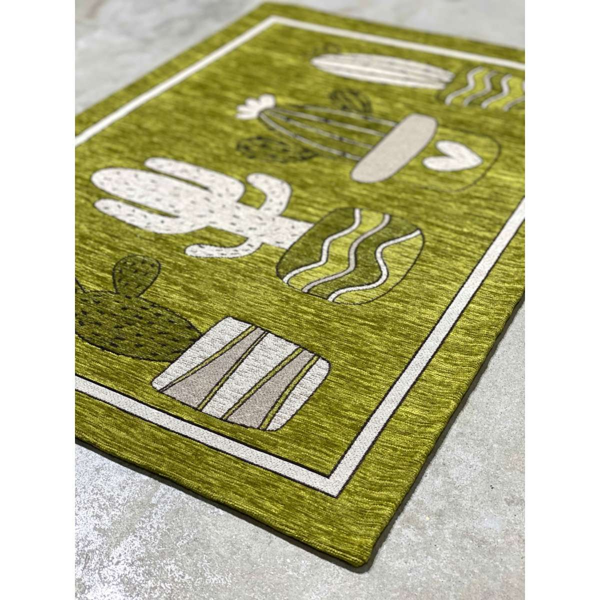 Immagine del prodotto Tappeto Cucina Cactus Verde Antiscivolo e Lavabile in Lavatrice | Pietro Zanetti Home