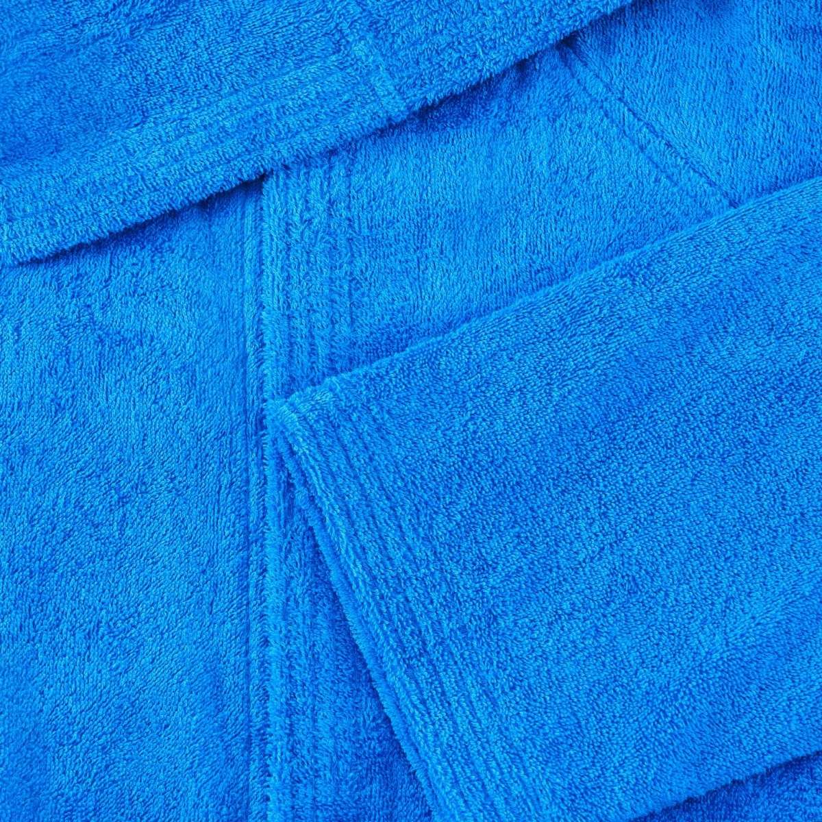 Immagine del prodotto Accappatoio Pop Color Unisex Bluette 100% Cotone in Tinta Unita (S-XL) | Bassetti