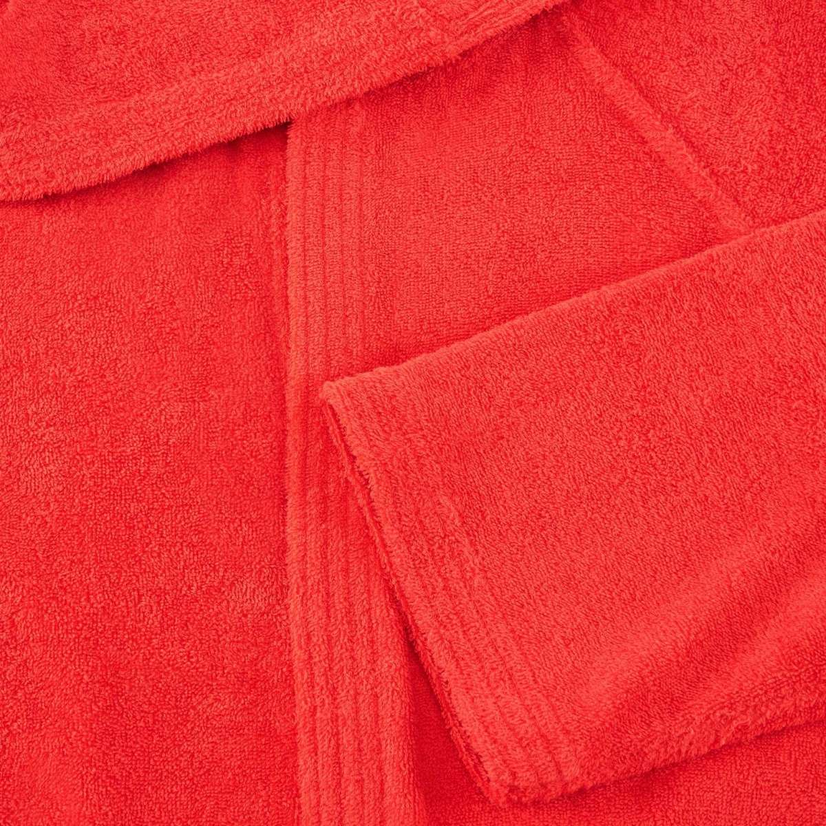 Immagine del prodotto Accappatoio Pop Color Unisex Rosso 100% Cotone in Tinta Unita (XS-XL) | Bassetti
