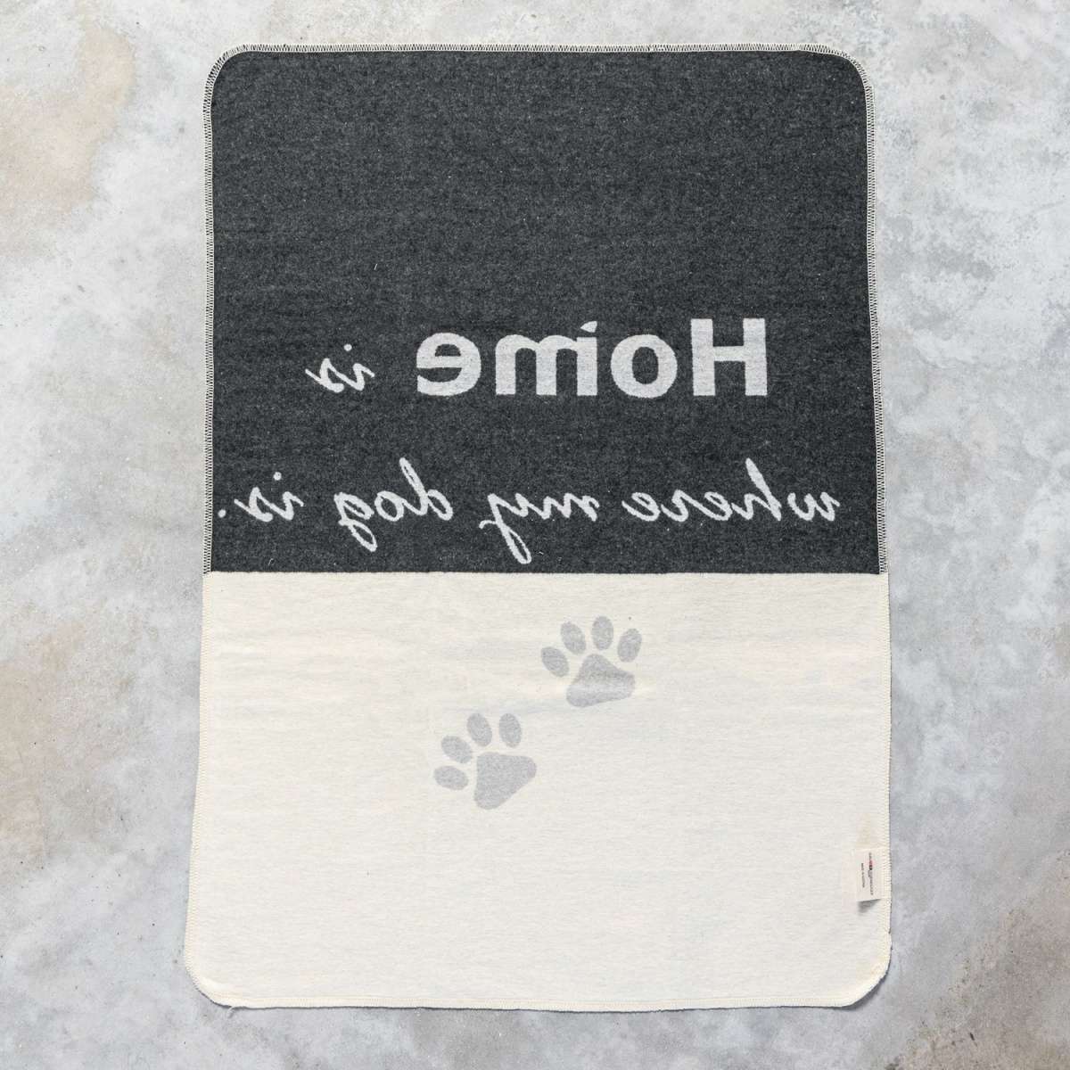 Immagine del prodotto Coperta per Cani Home is where my Dog Is in Cotone 70x90 cm | David Fussenegger