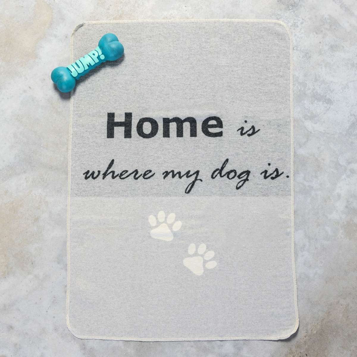 Immagine del prodotto Coperta per Cani Home is where my Dog Is in Cotone 70x90 cm | David Fussenegger