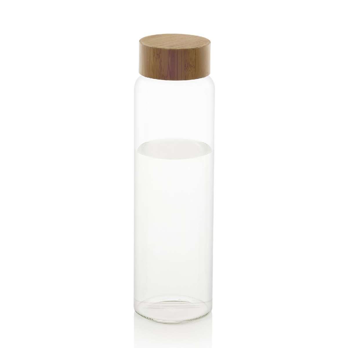 Immagine del prodotto Bottiglia in Vetro Easy con tappo in Bambù | A. House