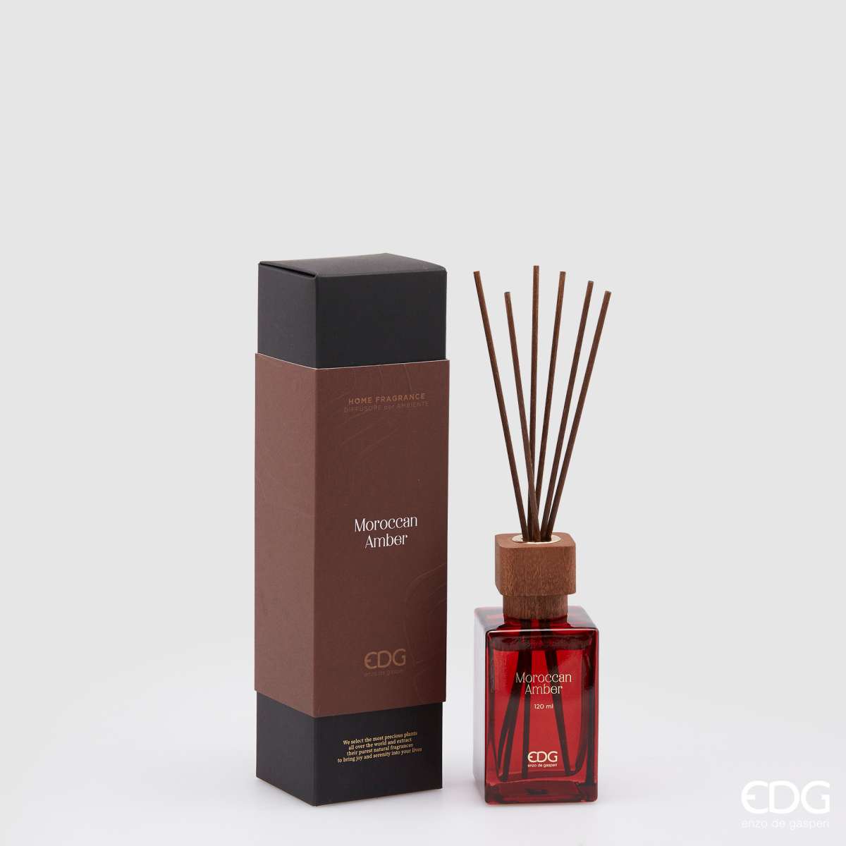 Immagine del prodotto EDG Profumo per Ambiente con Bastoncini Fragrance Moroccan Amber | EDG Enzo De Gasperi