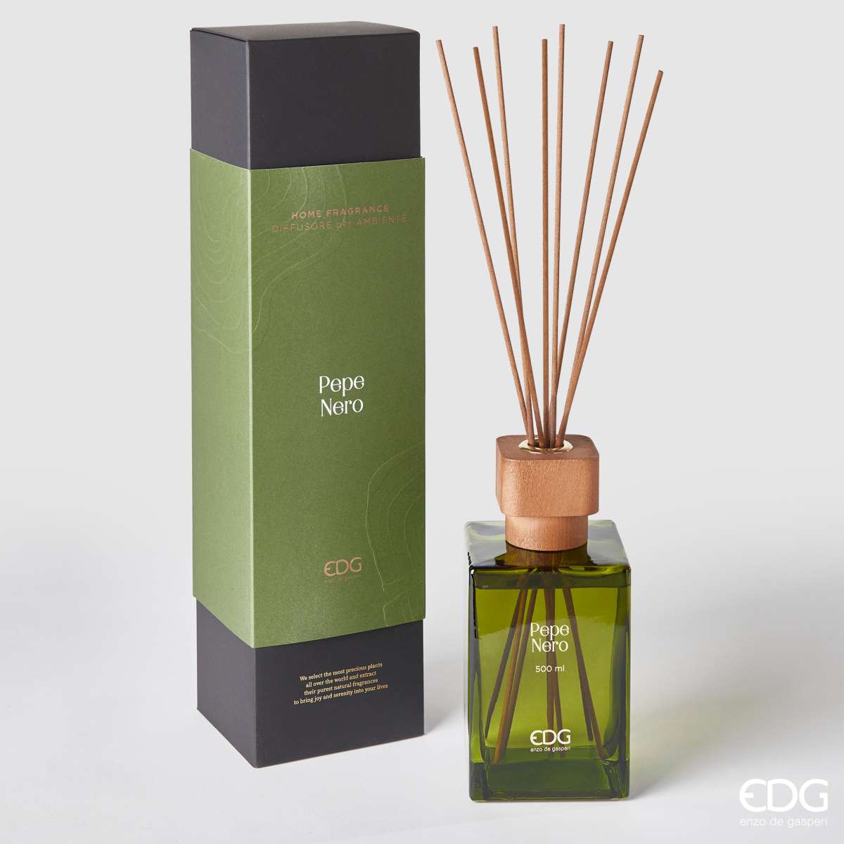 Immagine del prodotto EDG Profumo per Ambiente con Bastoncini Fragrance Pepe Nero | EDG Enzo De Gasperi