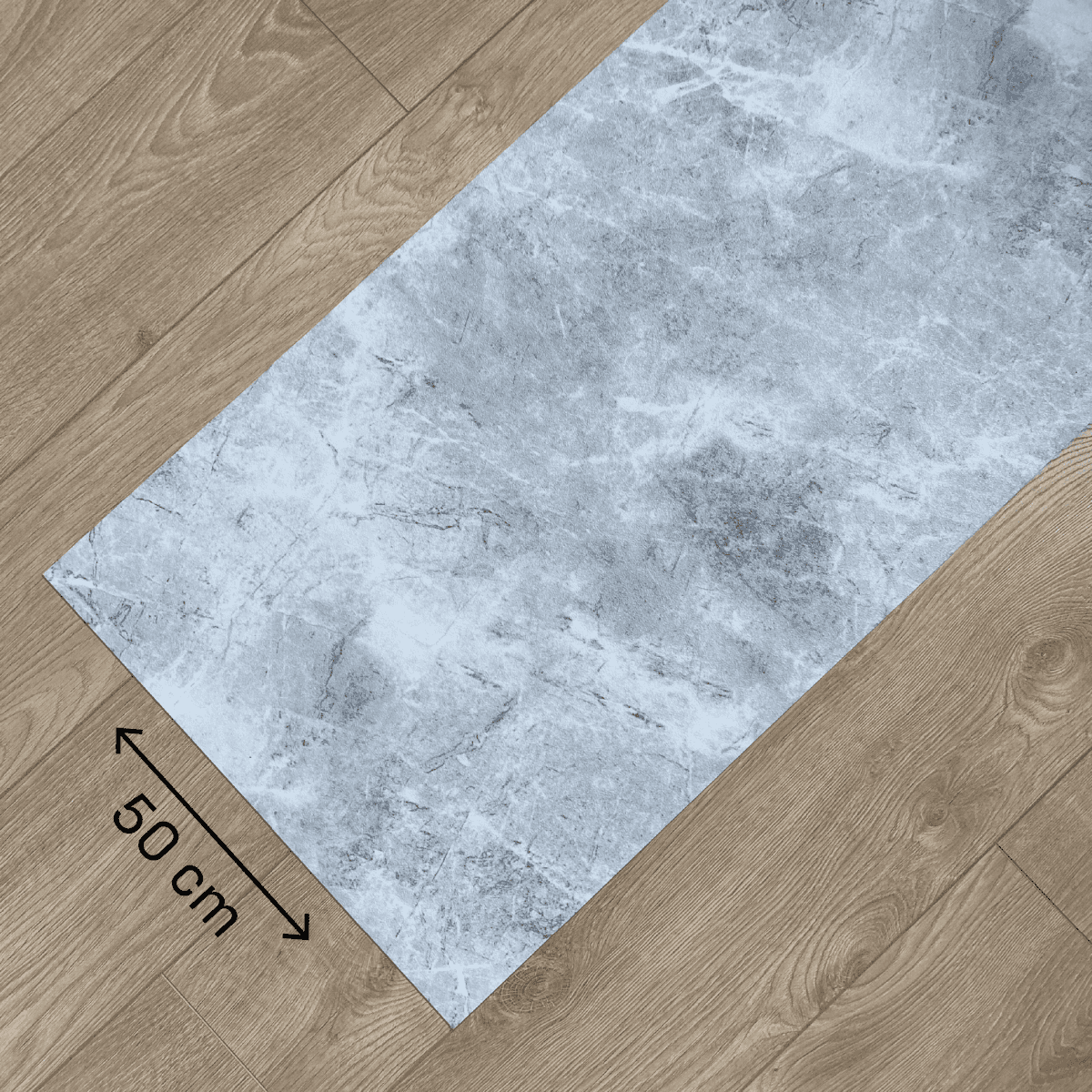 Immagine del prodotto Tappeto Cucina a metro Marble grigio in Pvc H 50 cm - scegli tu la misura | Pietro Zanetti Home