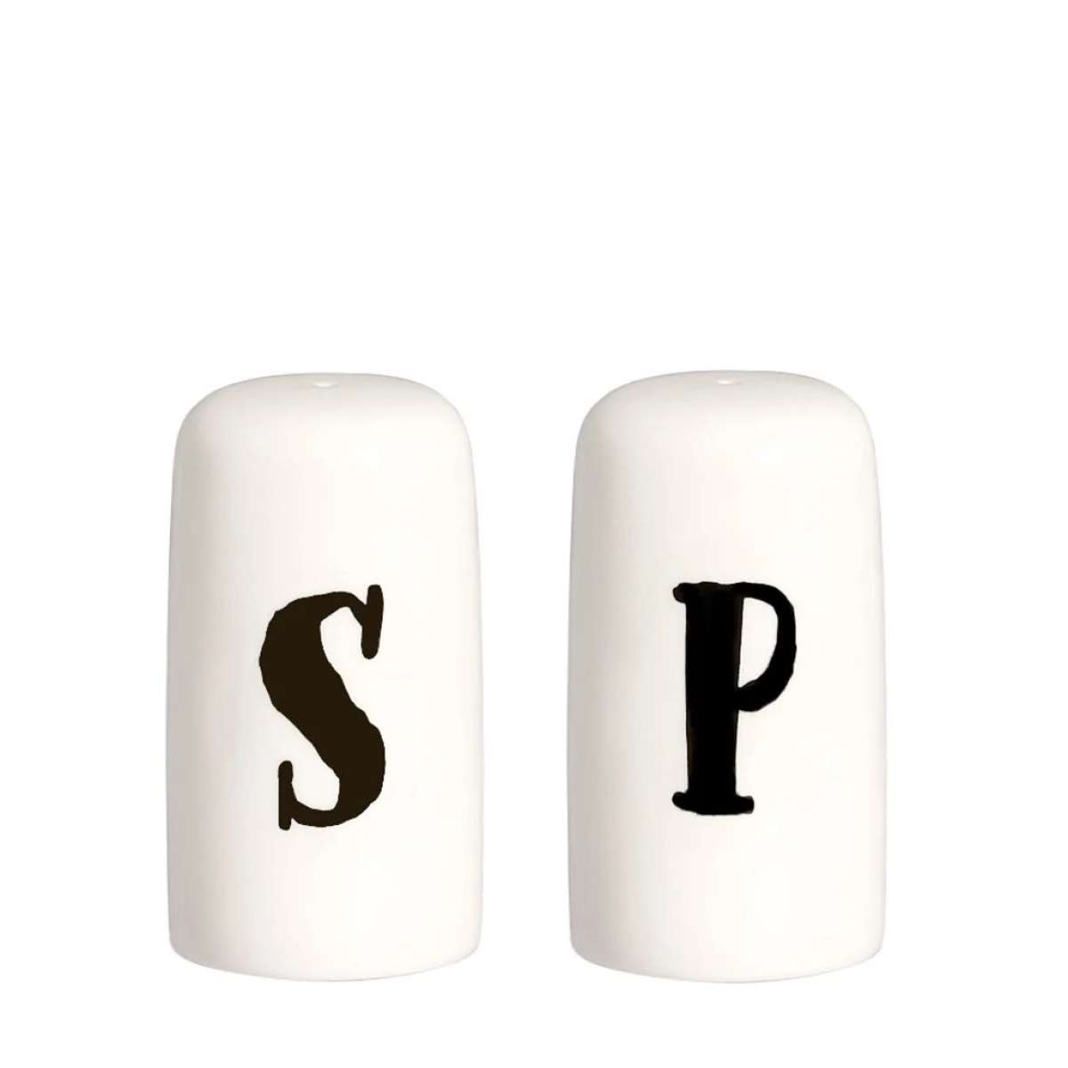 Immagine del prodotto Set Sale e Pepe con decoro nero in Ceramica | Simple Day