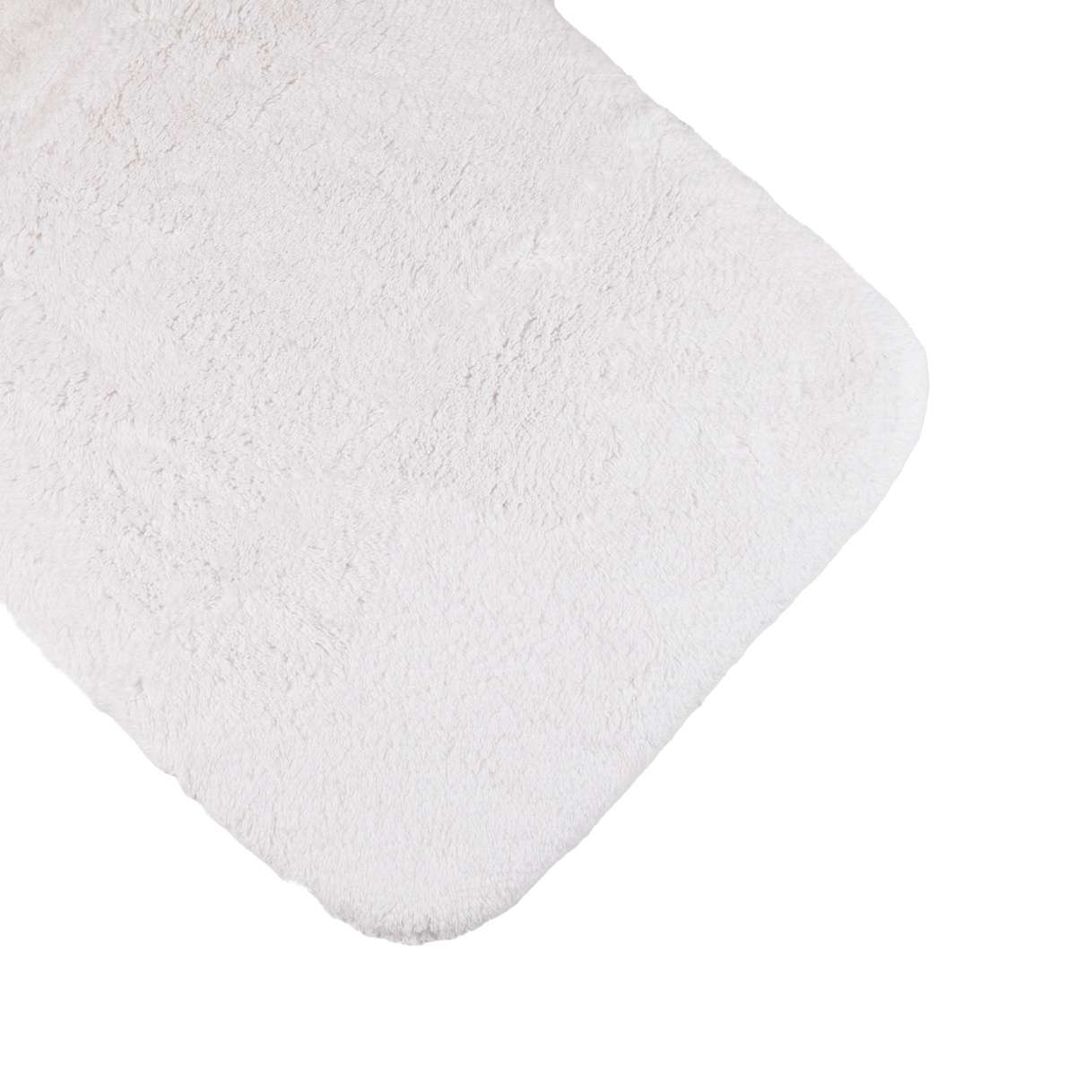Immagine del prodotto Tappeto Bagno Soffio Bianco 100% Cotone con Antiscivolo - 3 Misure | Cavalieri Spa