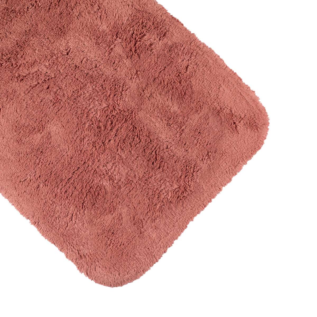 Immagine del prodotto Tappeto Bagno Soffio Rosa Antico 100% Cotone con Antiscivolo - 3 Misure | Cavalieri Spa