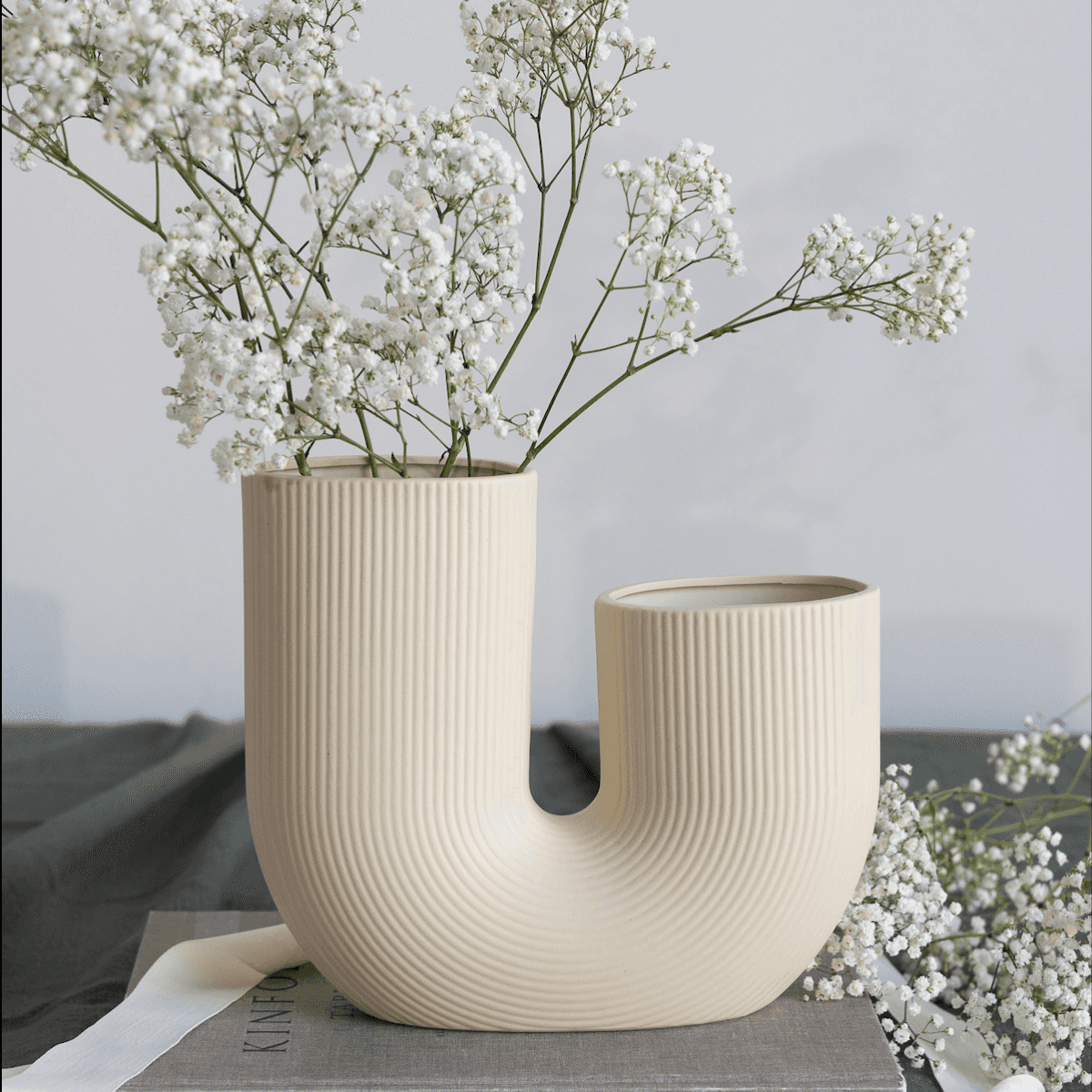 Immagine del prodotto Vaso Balena in Ceramica opaca -5 colori | Storefactory