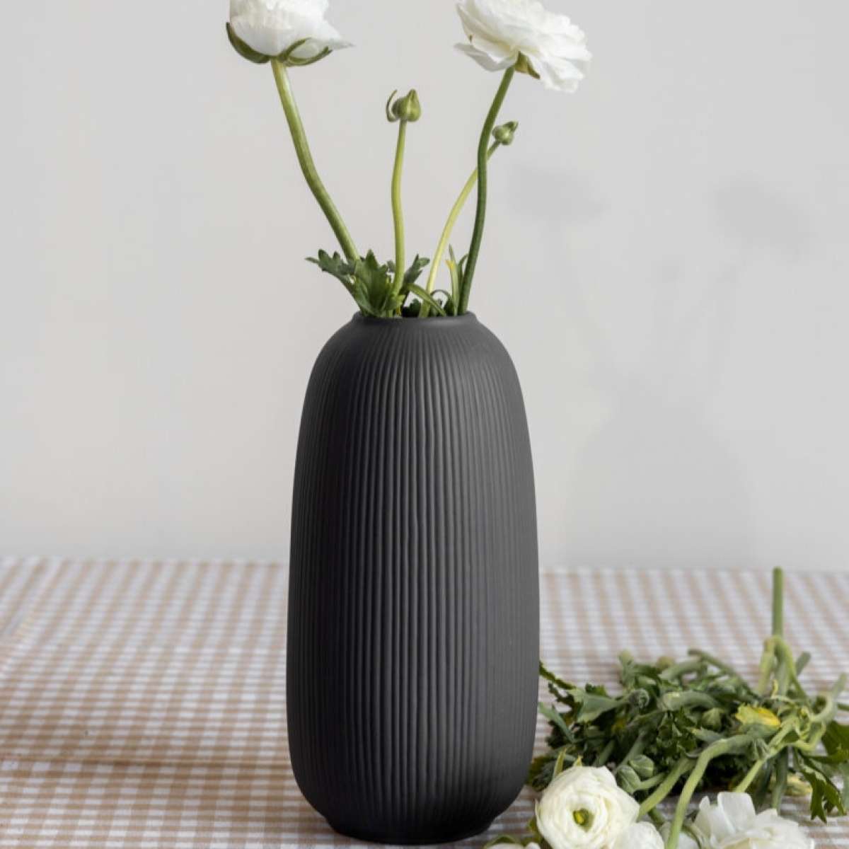 Immagine del prodotto Vaso Aby Antracite in Ceramica opaca | Storefactory