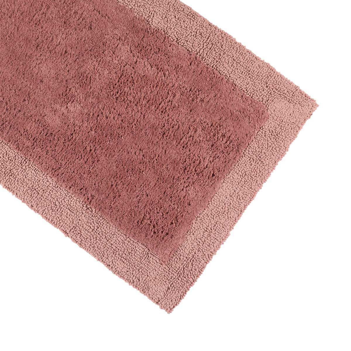 Immagine del prodotto Tappeto Bagno Shade Rosa Antico in 100% Cotone con Antiscivolo - 3 Misure | Cavalieri Spa