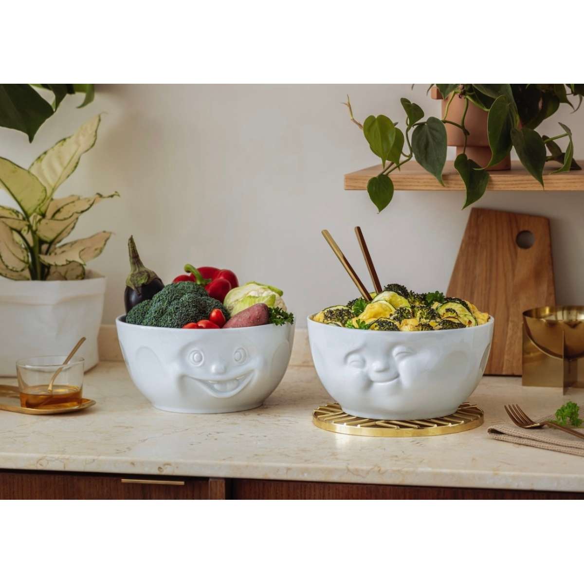 Immagine del prodotto Big Bowl Sgranocchiando 3D in Porcellana 2600 ml | TASSEN By Fiftyeight Products