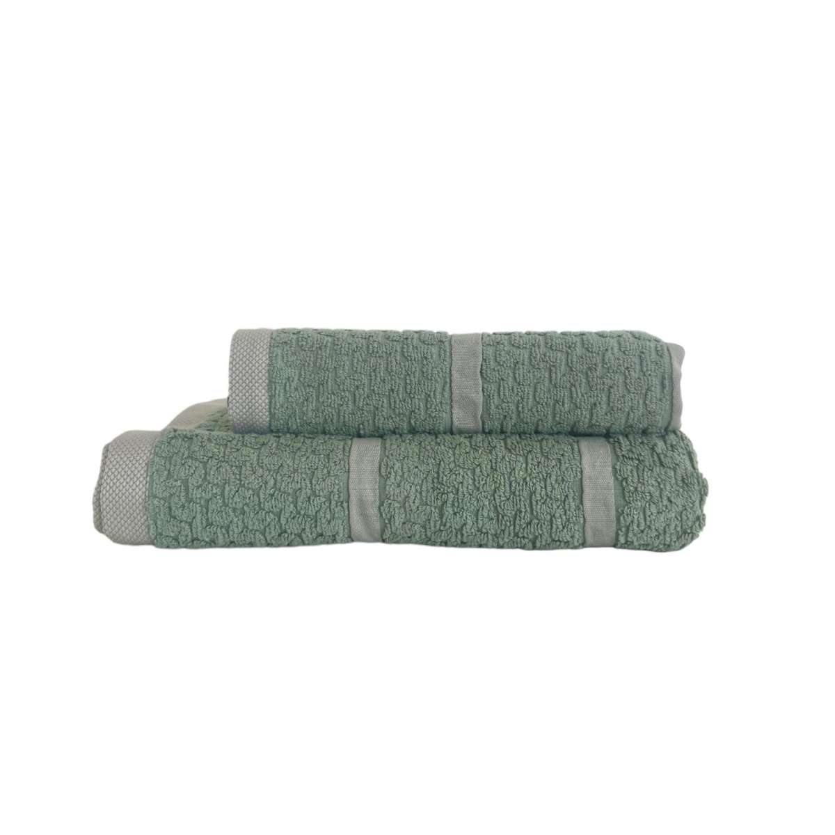 Immagine del prodotto Set Asciugamano Bagno Fiocco - 3 Colori | Govina Biancheria per la Casa