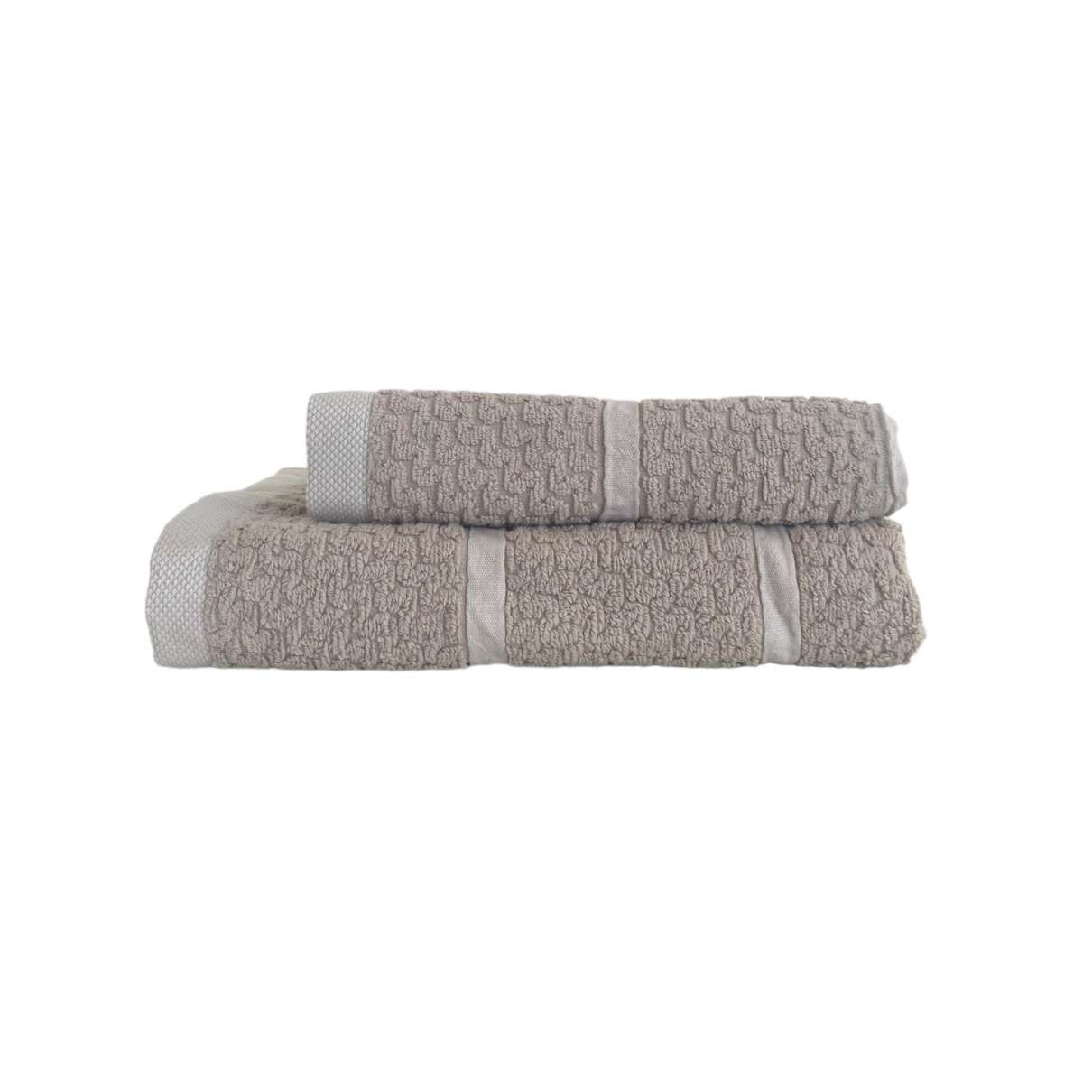 Immagine del prodotto Set Asciugamano Bagno Fiocco - 3 Colori | Govina Biancheria per la Casa