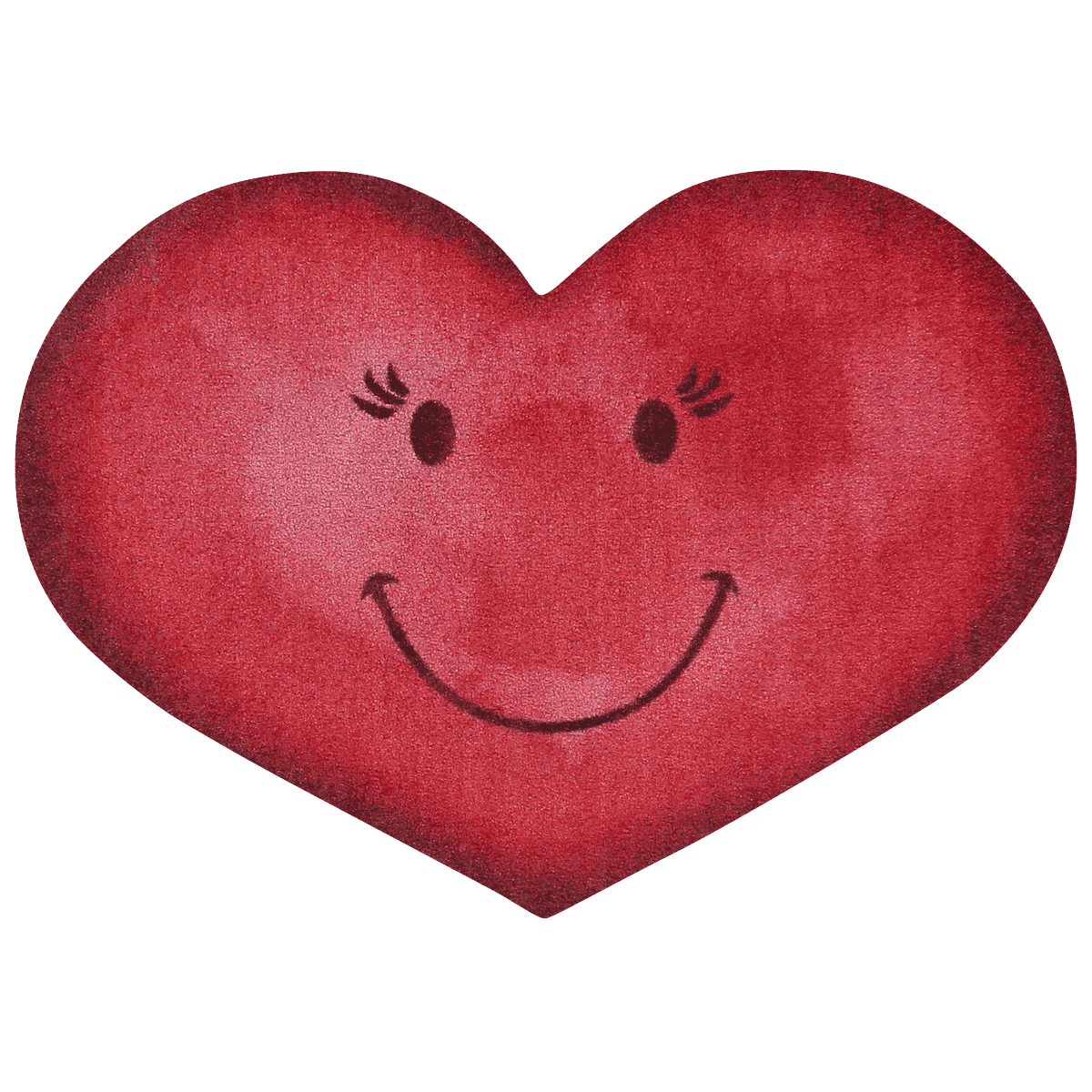 Immagine del prodotto Tappeto In-Outdoor Sorriso a forma di cuore | EFIA GmbH