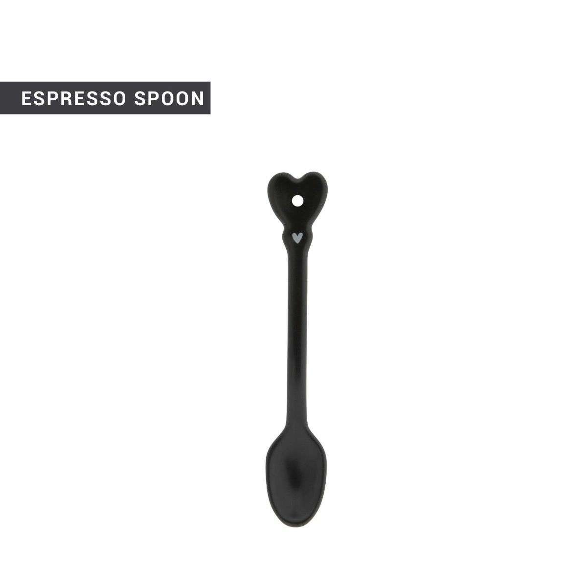 Immagine del prodotto Cucchiaino Espresso Nero in Ceramica 10 cm | Bastion Collections
