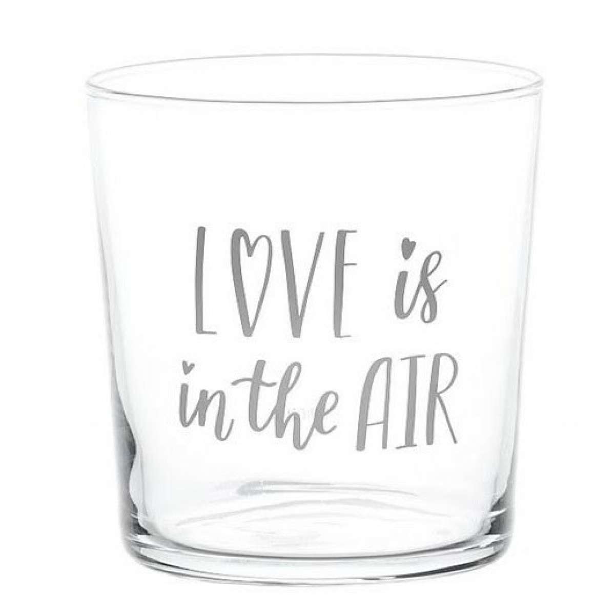 Immagine del prodotto Set 2 Bicchieri in vetro temperato Love is in the Air 35.5 cl | Simple Day