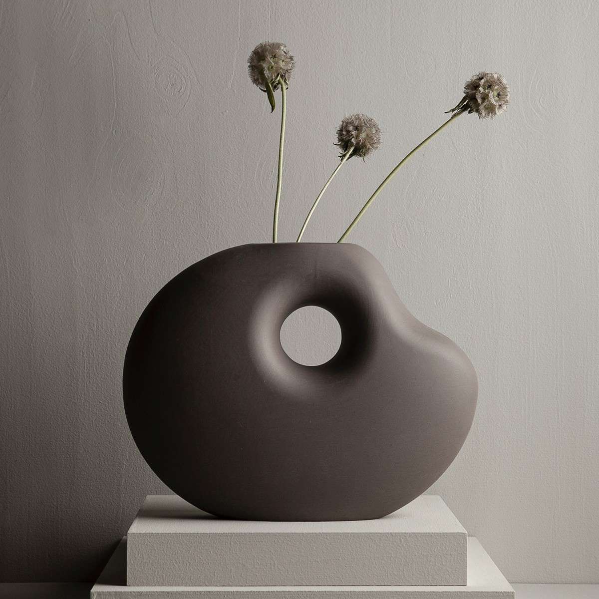 Immagine del prodotto Vaso Lunden in Ceramica opaca Marrone | Storefactory