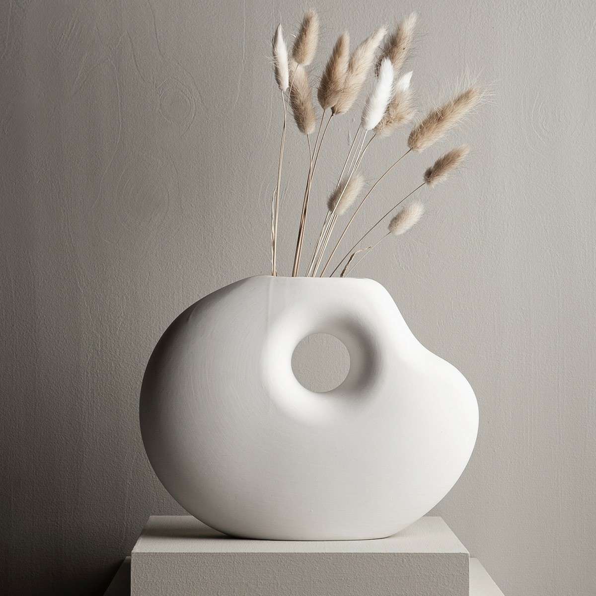 Immagine del prodotto Vaso Lunden in Ceramica opaca Bianco | Storefactory