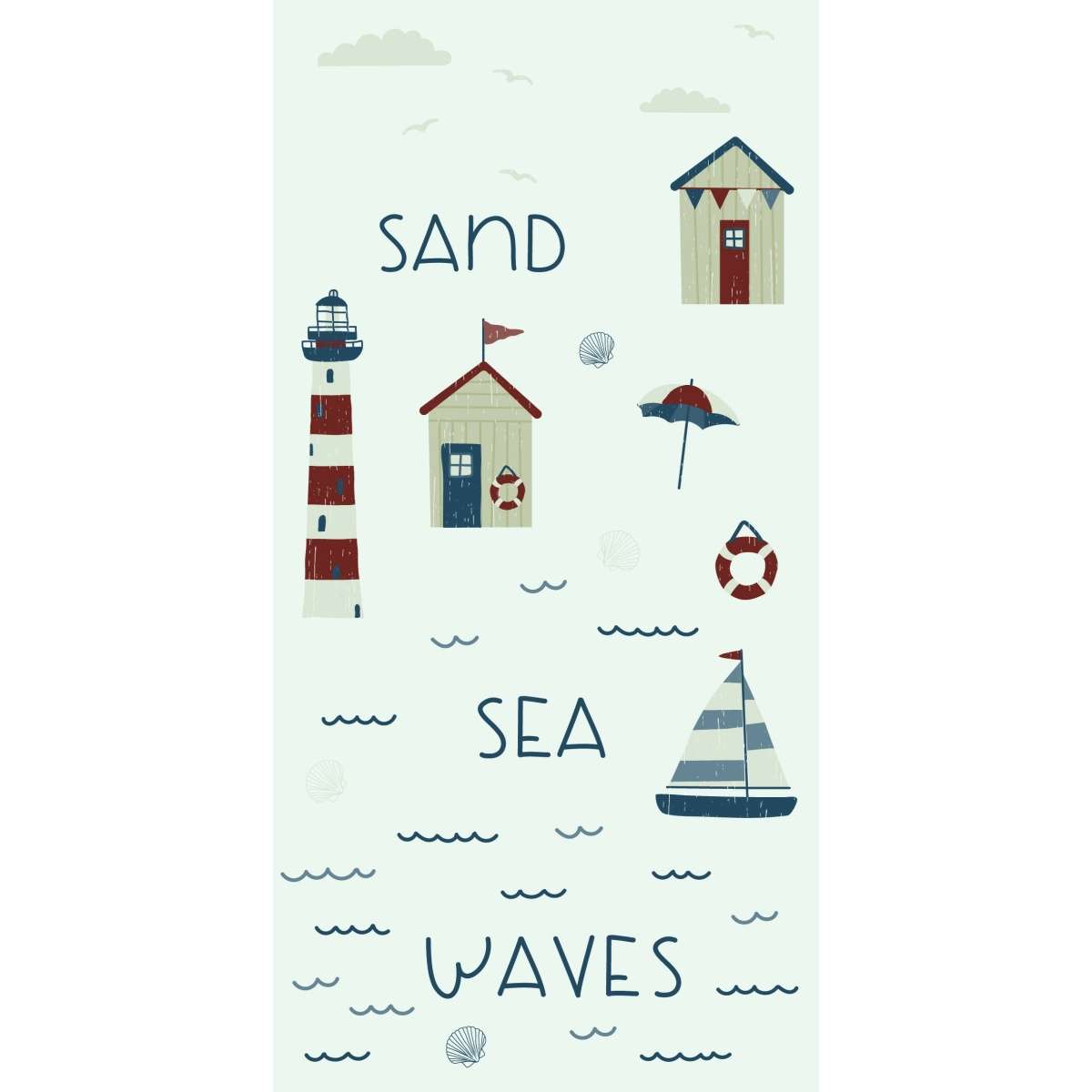 Immagine del prodotto Tovaglioli di Carta Sea Sand Waves confezione (16) | IB Laursen