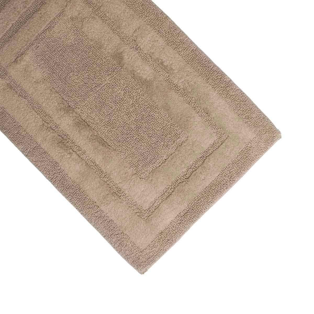 Set di Tappeti da Bagno 2 pezzi Design Foglia antiscivolo lavabile colore  sabbia grigio Größe 50x60cm + 60x100 cm : : Casa e cucina