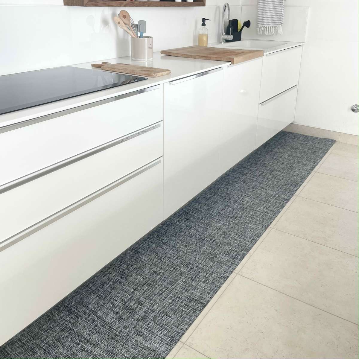 Immagine del prodotto Tappeto Cucina a metro Black and White in Pvc - scegli tu la misura | Pietro Zanetti Home