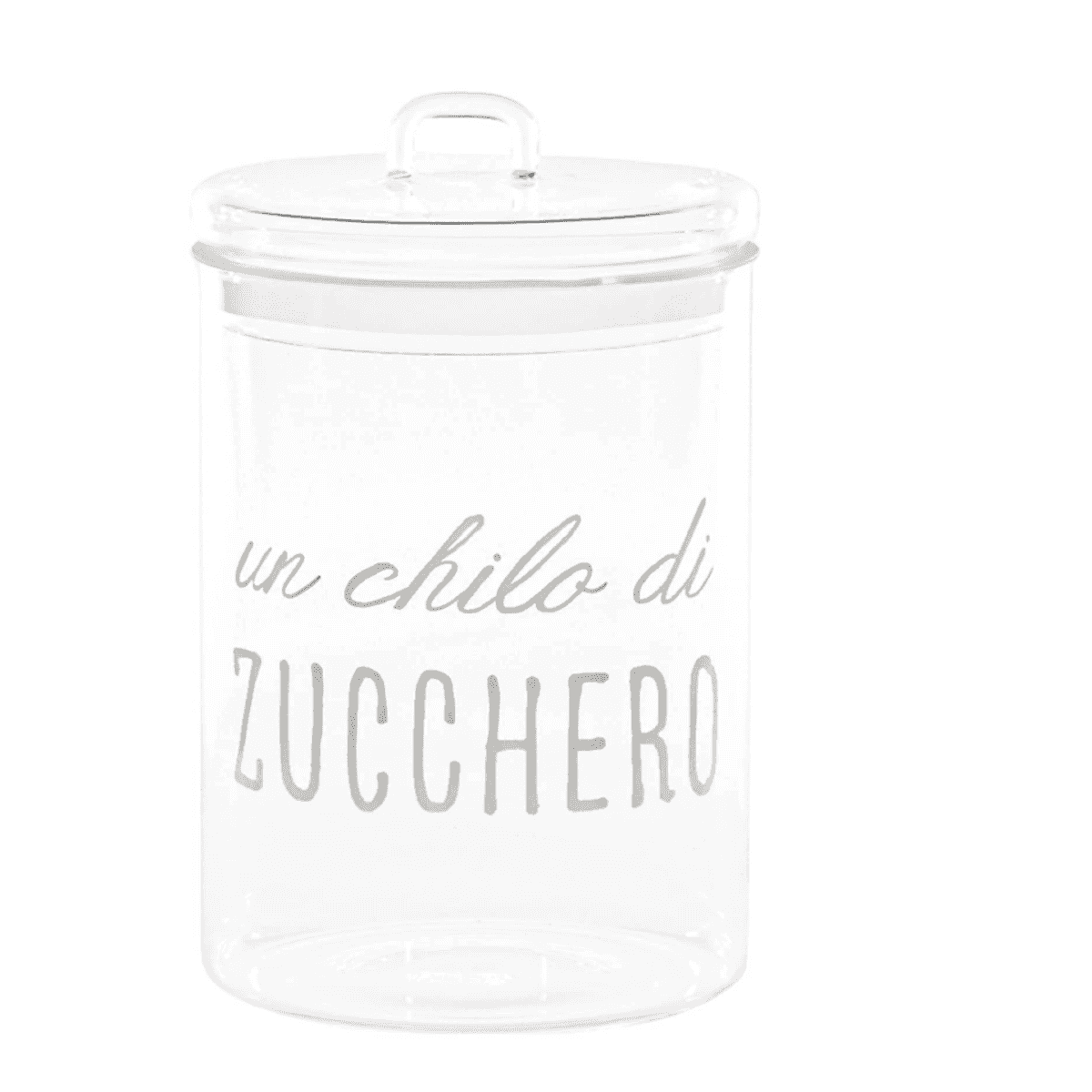 Immagine del prodotto Barattolo in vetro borosilicato Un chilo di Zucchero ø12 cm | Simple Day
