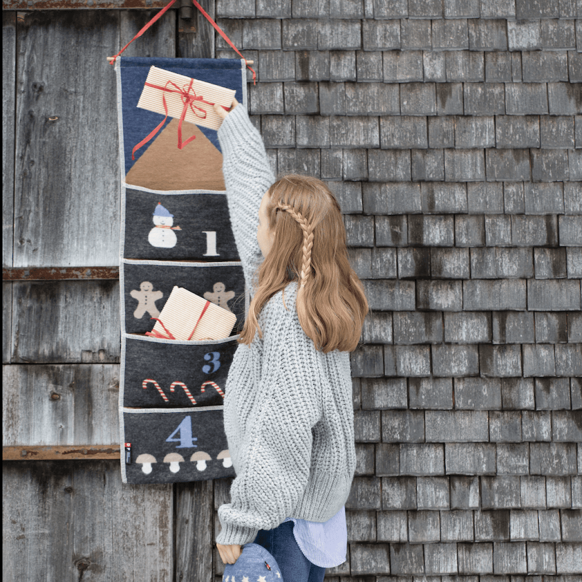Immagine del prodotto Calendario Avvento in Cotone da appendere x bambini 28x100 cm | David Fussenegger