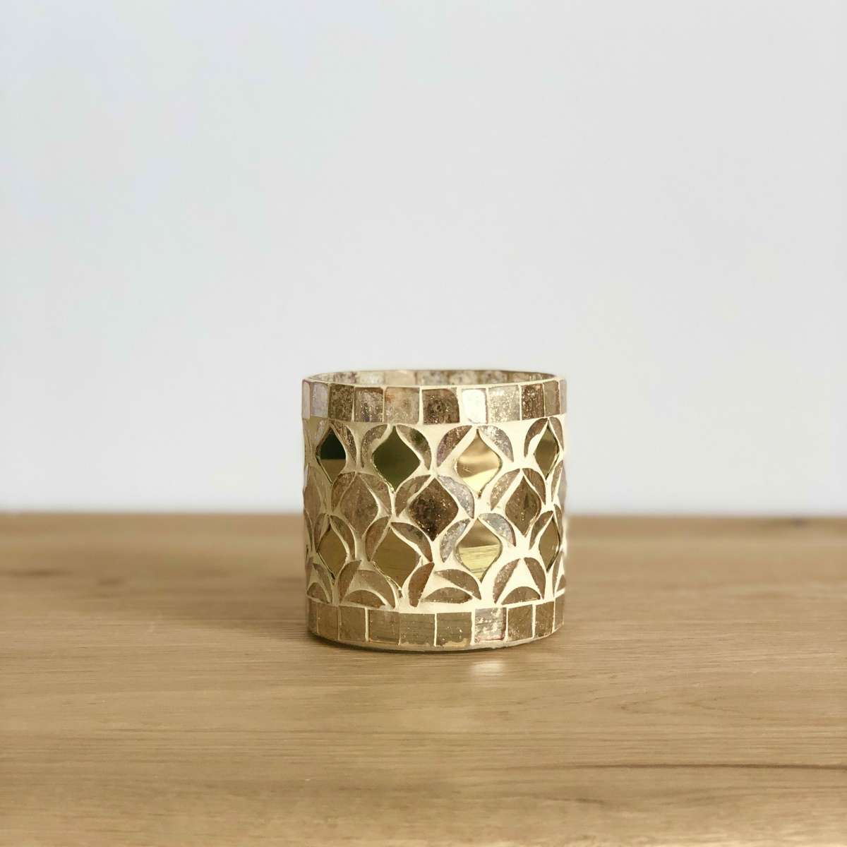 Immagine del prodotto Portacandela Gold in Mosaico | Jolipa