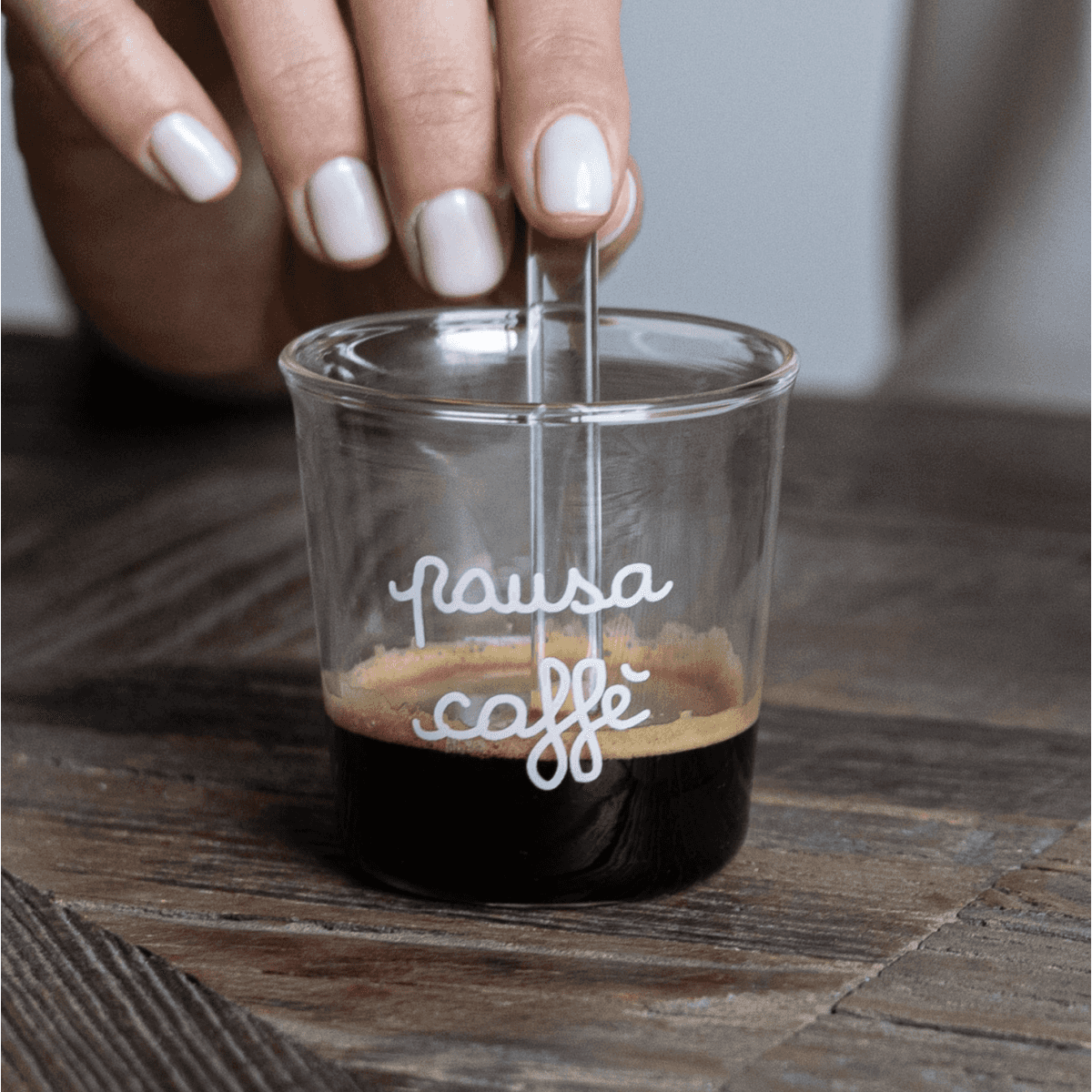 Immagine del prodotto Set 4 Bicchierini Espresso in vetro  Pausa Caffè | Simple Day