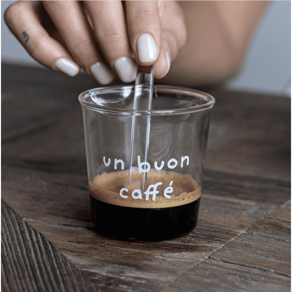 Immagine del prodotto Set 4 Bicchierini Espresso in vetro borosilicato Buon Caffè | Simple Day