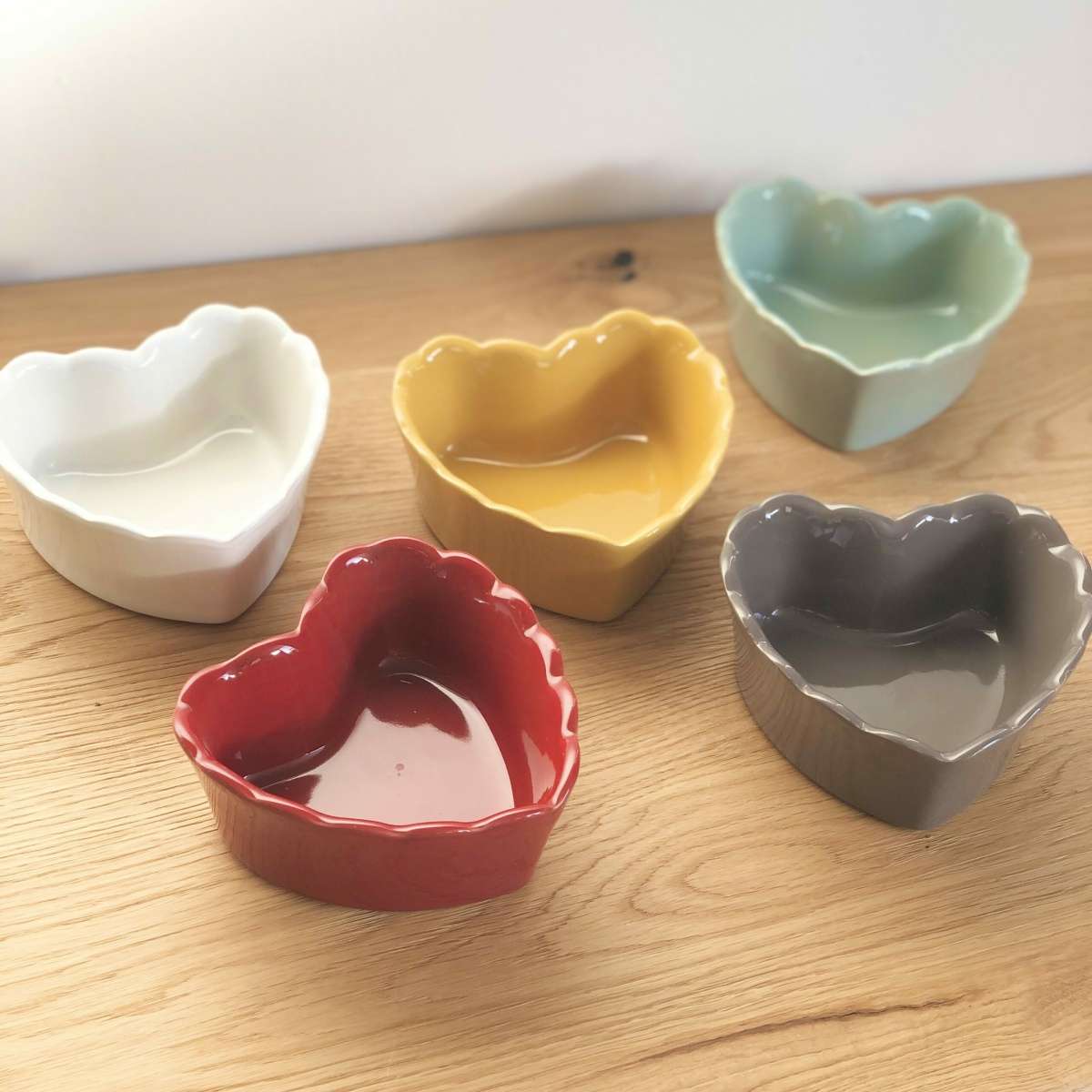 Immagine del prodotto Tortiera in Ceramica Mini a forma di Cuore Charlotte 12x12x5h (7 colori) | Côté Table