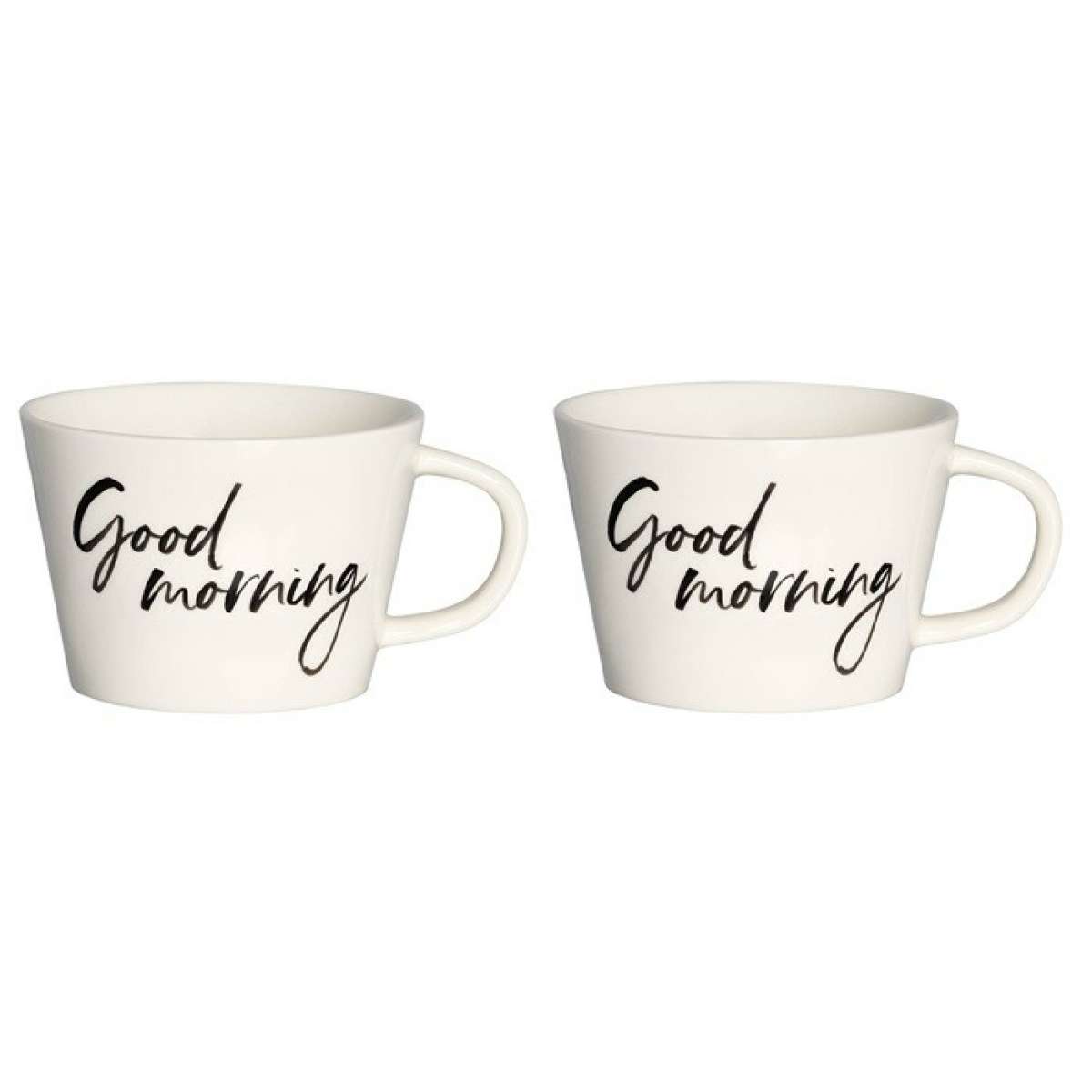 Immagine del prodotto Set 2 Tazze Good Morning in Gres di Porcellana | Simple Day