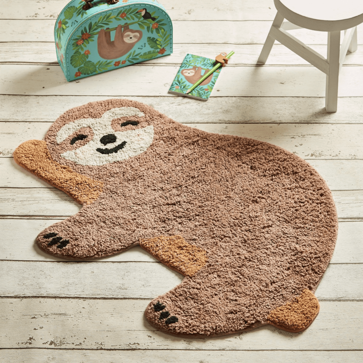 Immagine del prodotto Tappeto per bambiniin cotone Bradipo Happy Sloth Chill Zone | Sass & Belle