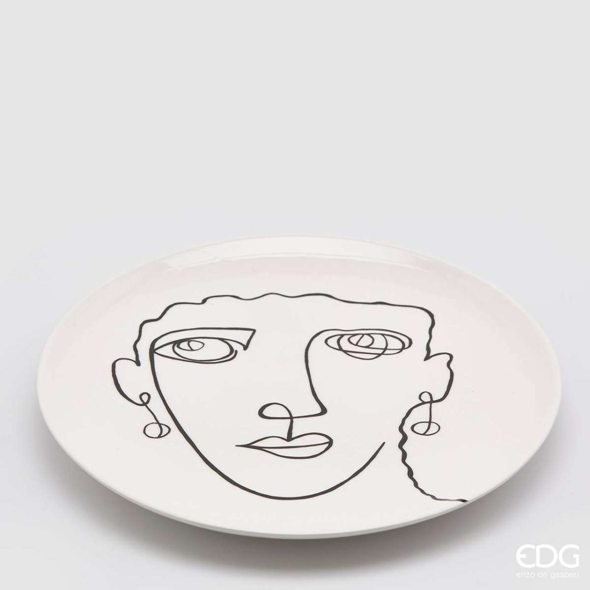 Immagine del prodotto Piatto Abstract in Ceramica ø24 cm | EDG Enzo De Gasperi